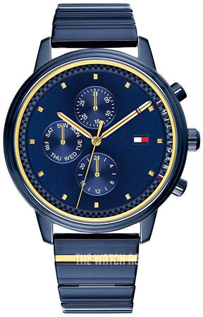 Buy Shop Tommy Hilfiger Blake Blue Dial Blue Steel Strap Watch for Women - 1781893 USA Online