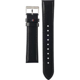Buy Shop Tommy Hilfiger Lexor Silver Dial Black Leather Strap Watch For Men - 1791489 USA Online