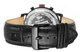 Buy Shop Tommy Hilfiger Aden Chronograph Black Dial Black Leather Strap Watch for Men - 1791310 USA Online