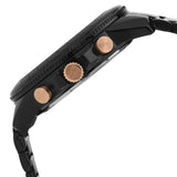 Buy Shop Tommy Hilfiger Aiden Chronograph Black Dial Black Steel Strap Watch For Men - 1791858 USA Online