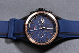 Buy Shop Tommy Hilfiger Aiden Chronograph Blue Dial Blue Silicone Strap Watch For Men - 1791860 USA Online