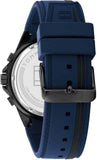 Buy Shop Tommy Hilfiger Aiden Chronograph Blue Dial Blue Silicone Strap Watch For Men - 1791860 USA Online