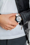 Buy Shop Tommy Hilfiger Aiden Chronograph White Dial White Rubber Strap Watch For Men - 1791862 USA Online