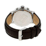 Buy Shop Tommy Hilfiger Aiden Quartz Black Dial Brown Leather Strap Watch for Men - 1791309 USA Online
