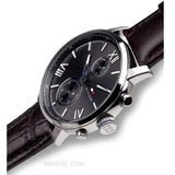 Buy Shop Tommy Hilfiger Aiden Quartz Black Dial Brown Leather Strap Watch for Men - 1791309 USA Online
