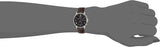 Tommy Hilfiger Aiden Quartz Black Dial Brown Leather Strap Watch for Men - 1791309