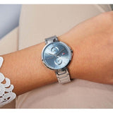 Buy Shop Tommy Hilfiger Angela Blue Dial Silver Steel Strap Watch for Women - 1782126 USA Online