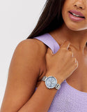 Buy Shop Tommy Hilfiger Angela Blue Dial Silver Steel Strap Watch for Women - 1782126 USA Online