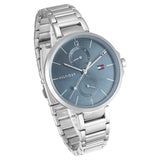 Buy Shop Tommy Hilfiger Angela Blue Dial Silver Steel Strap Watch for Women - 1782126 USA Online