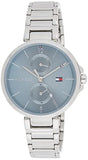 Buy Shop Tommy Hilfiger Angela Blue Dial Silver Steel Strap Watch for Women - 1782126 USA Online