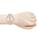 Buy Shop Tommy Hilfiger Angela Chronograph Pink Dial Two Tone Steel Strap Watch for Women - 1782127 USA Online