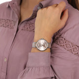 Buy Shop Tommy Hilfiger Angela Chronograph Pink Dial Two Tone Steel Strap Watch for Women - 1782127 USA Online