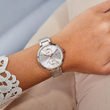 Buy Shop Tommy Hilfiger Angela Chronograph Pink Dial Two Tone Steel Strap Watch for Women - 1782127 USA Online