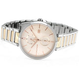 Buy Shop Tommy Hilfiger Angela Chronograph Pink Dial Two Tone Steel Strap Watch for Women - 1782127 USA Online
