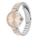 Buy Shop Tommy Hilfiger Angela Chronograph Pink Dial Two Tone Steel Strap Watch for Women - 1782127 USA Online