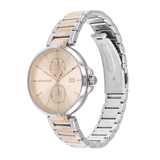 Buy Shop Tommy Hilfiger Angela Chronograph Pink Dial Two Tone Steel Strap Watch for Women - 1782127 USA Online