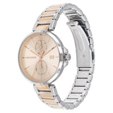 Buy Shop Tommy Hilfiger Angela Chronograph Pink Dial Two Tone Steel Strap Watch for Women - 1782127 USA Online
