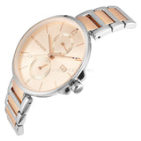 Buy Shop Tommy Hilfiger Angela Chronograph Pink Dial Two Tone Steel Strap Watch for Women - 1782127 USA Online