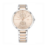 Buy Shop Tommy Hilfiger Angela Chronograph Pink Dial Two Tone Steel Strap Watch for Women - 1782127 USA Online