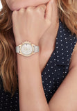 Buy Shop Tommy Hilfiger Angela Quartz Silver Dial Brown Leather Strap Watch for Women - 1782125 USA Online