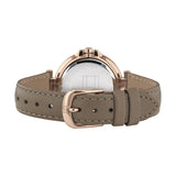 Buy Shop Tommy Hilfiger Angela Quartz Silver Dial Brown Leather Strap Watch for Women - 1782125 USA Online