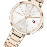 Buy Shop Tommy Hilfiger Angela Quartz White Dial Rose Gold Steel Strap Watch for Women - 1782124 USA Online