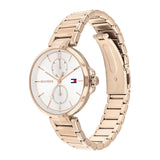 Buy Shop Tommy Hilfiger Angela Quartz White Dial Rose Gold Steel Strap Watch for Women - 1782124 USA Online