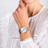 Buy Shop Tommy Hilfiger Ari Diamonds Silver Dial Rose Gold Steel Strap Watch for Women - 1781978 USA Online
