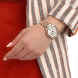 Buy Shop Tommy Hilfiger Ari Diamonds Silver Dial Rose Gold Steel Strap Watch for Women - 1781978 USA Online