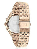 Buy Shop Tommy Hilfiger Ari Diamonds Silver Dial Rose Gold Steel Strap Watch for Women - 1781978 USA Online