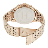Buy Shop Tommy Hilfiger Ari Diamonds Silver Dial Rose Gold Steel Strap Watch for Women - 1781978 USA Online