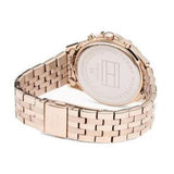 Buy Shop Tommy Hilfiger Ari Diamonds Silver Dial Rose Gold Steel Strap Watch for Women - 1781978 USA Online