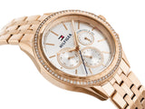 Buy Shop Tommy Hilfiger Ari Diamonds Silver Dial Rose Gold Steel Strap Watch for Women - 1781978 USA Online