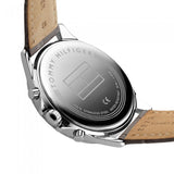Buy Shop Tommy Hilfiger Ari Diamonds White Dial Grey Leather Strap Watch for Women - 1781980 USA Online