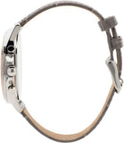 Buy Shop Tommy Hilfiger Ari Diamonds White Dial Grey Leather Strap Watch for Women - 1781980 USA Online