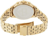 Buy Shop Tommy Hilfiger Ari Multifunction Diamonds Silver Dial Gold Steel Strap Watch for Women - 1781977 USA Online