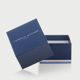 Buy Shop Tommy Hilfiger Asher Chronograph Green Dial Black Leather Strap Watch For Men - 1791856 USA Online