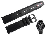 Buy Shop Tommy Hilfiger Austin Black Dial Black Leather Strap Watch for Men - 1791638 USA Online