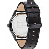 Buy Shop Tommy Hilfiger Austin Black Dial Black Leather Strap Watch for Men - 1791638 USA Online