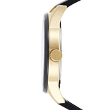 Buy Shop Tommy Hilfiger Austin Black Dial Black Rubber Strap Watch for Men - 1791636 USA Online
