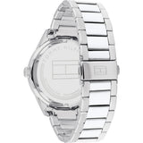 Buy Shop Tommy Hilfiger Austin Black Dial Silver Steel Strap Watch for Men - 1791639 USA Online