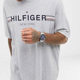 Buy Shop Tommy Hilfiger Austin Blue Dial Silver Steel Strap Watch for Men - 1791640 USA Online