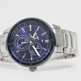 Buy Shop Tommy Hilfiger Austin Blue Dial Silver Steel Strap Watch for Men - 1791640 USA Online