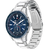 Buy Shop Tommy Hilfiger Austin Blue Dial Silver Steel Strap Watch for Men - 1791640 USA Online