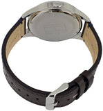 Buy Shop Tommy Hilfiger Austin Grey Dial Brown Leather Strap Watch for Men - 1791637 USA Online
