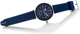 Buy Shop Tommy Hilfiger Austin Quartz Blue Dial Blue Rubber Strap Watch for Men - 1791635 USA Online