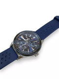 Buy Shop Tommy Hilfiger Austin Quartz Blue Dial Blue Rubber Strap Watch for Men - 1791635 USA Online