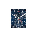 Buy Shop Tommy Hilfiger Austin Quartz Blue Dial Blue Rubber Strap Watch for Men - 1791635 USA Online