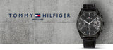 Buy Shop Tommy Hilfiger Baker Chronograph Black Dial Black Leather Strap Watch For Men - 1710452 USA Online