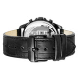 Buy Shop Tommy Hilfiger Baker Chronograph Black Dial Black Leather Strap Watch For Men - 1710452 USA Online